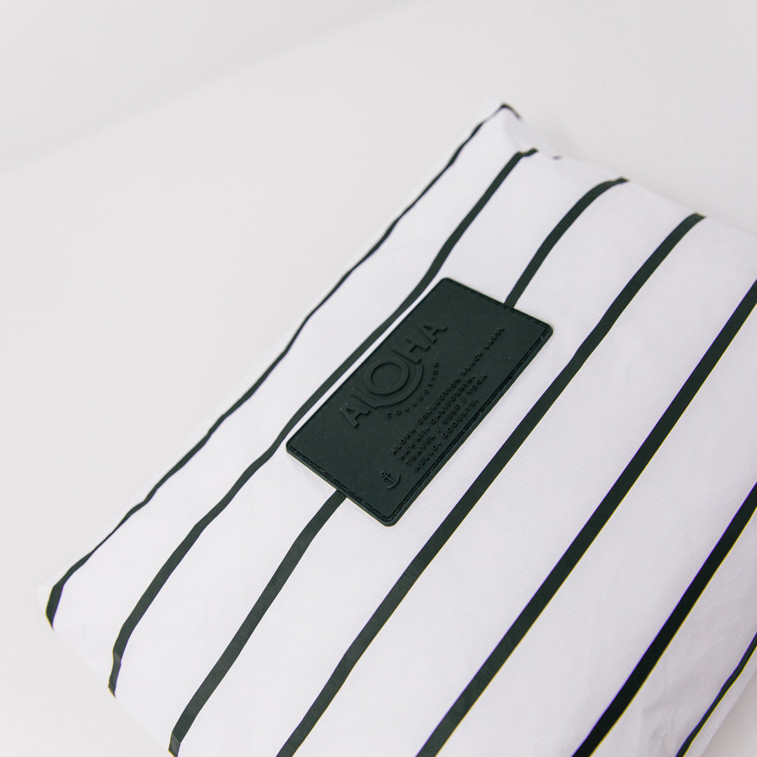 Aloha Mid Pinstripe Pouch - Stylish Crossbody Bag for Women | Perfect for Travel, Work & Everyday Use