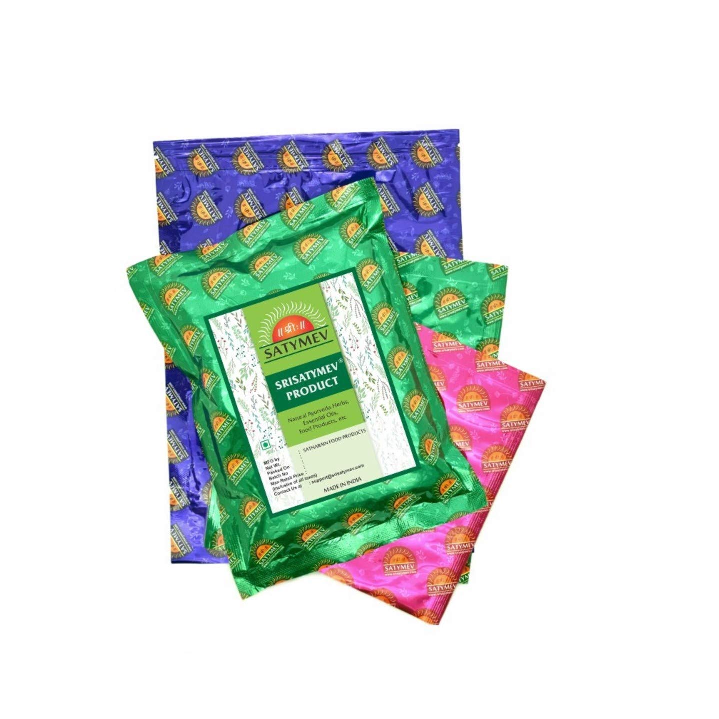 Pure SriSatymev White Sandalwood Powder (Safed Chandan) - 100g Natural Face Pack for Glowing Skin | Ayurvedic Skincare, Brightening Treatment & DIY Beauty Masks
