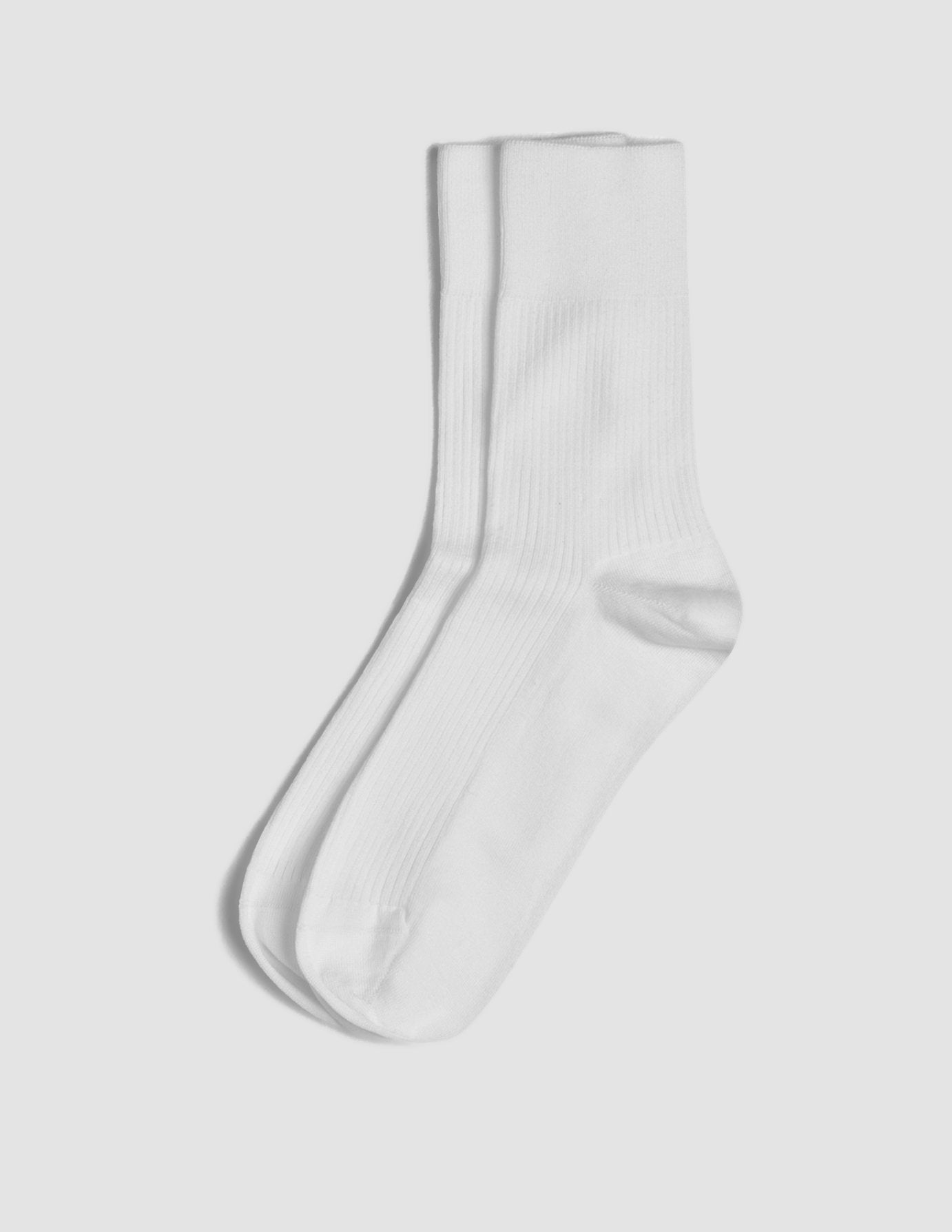 Sanitized® Silver Socks - 2 Pack White Antibacterial Odor Control Socks for Men & Women - Perfect for Hiking, Running & Daily Wear