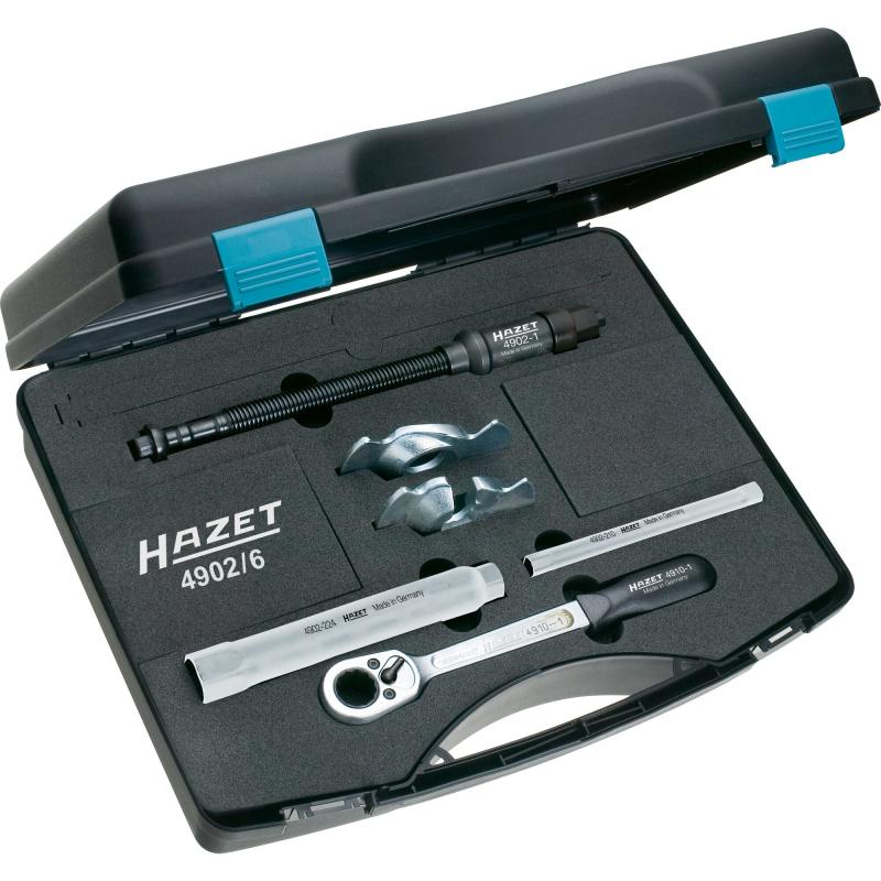 Hazet 4902/6 6-Piece Inside Spring Vice Set - Professional Automotive & Workshop Tool Kit for Secure Gripping & Precision Work
