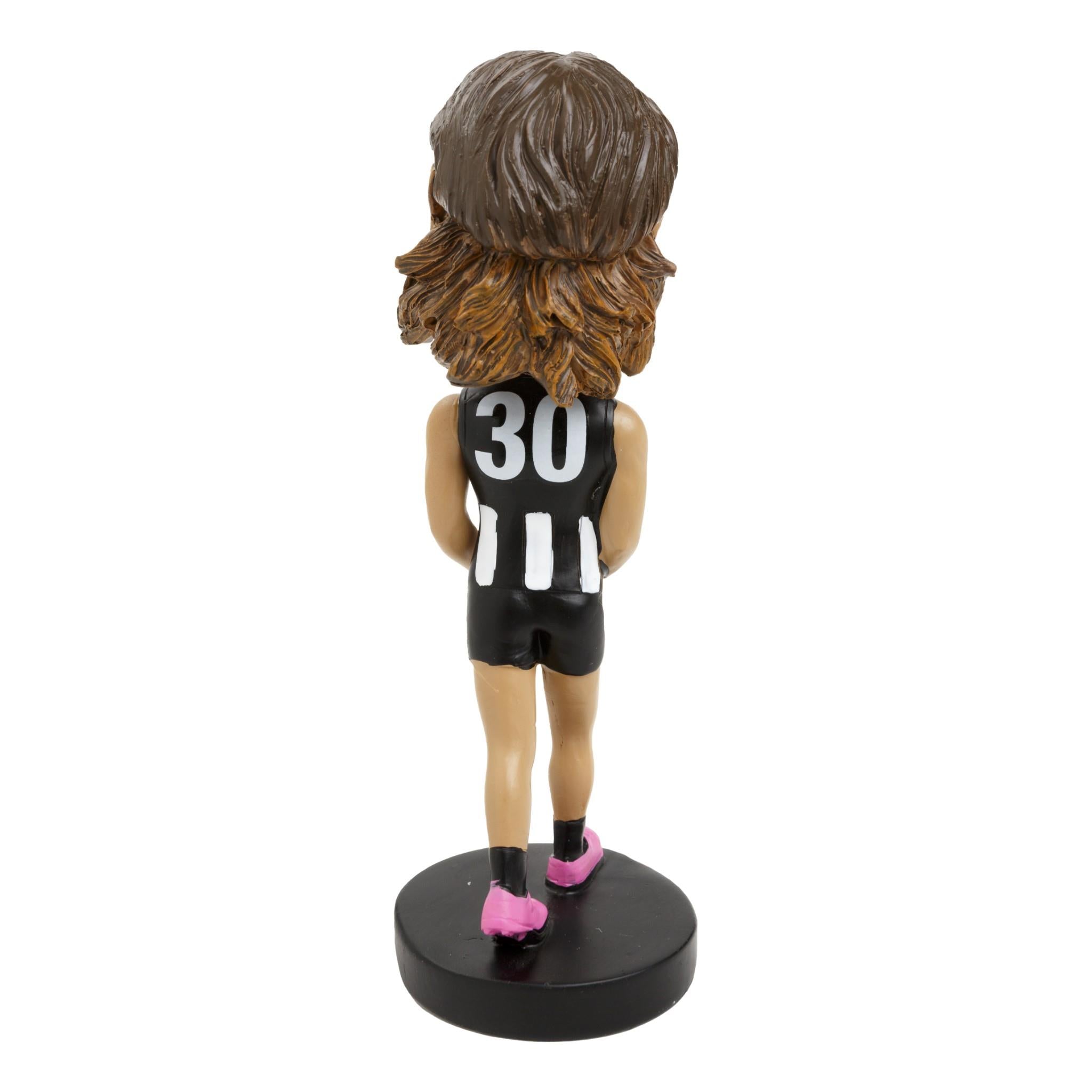 AFL Collingwood Magpies Darcy Moore Bobblehead - Official AFL Collectible Figure - Perfect for Sports Fans, Memorabilia Collectors & Home/Office Decor