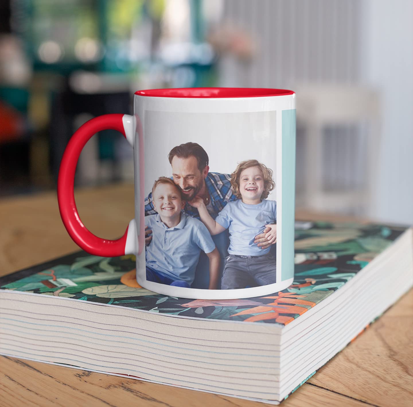 Personalized Name Photo Custom Mug - Customized Coffee Cup with Your Picture & Text - Perfect for Birthday Gifts, Anniversary Presents & Office Souvenirs