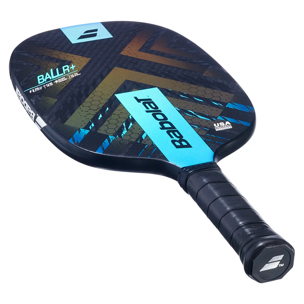 Premium BALLR+ Pickleball Paddle - Blue & Black Design - Lightweight & Durable for Competitive Play - Perfect for Outdoor & Indoor Court Games