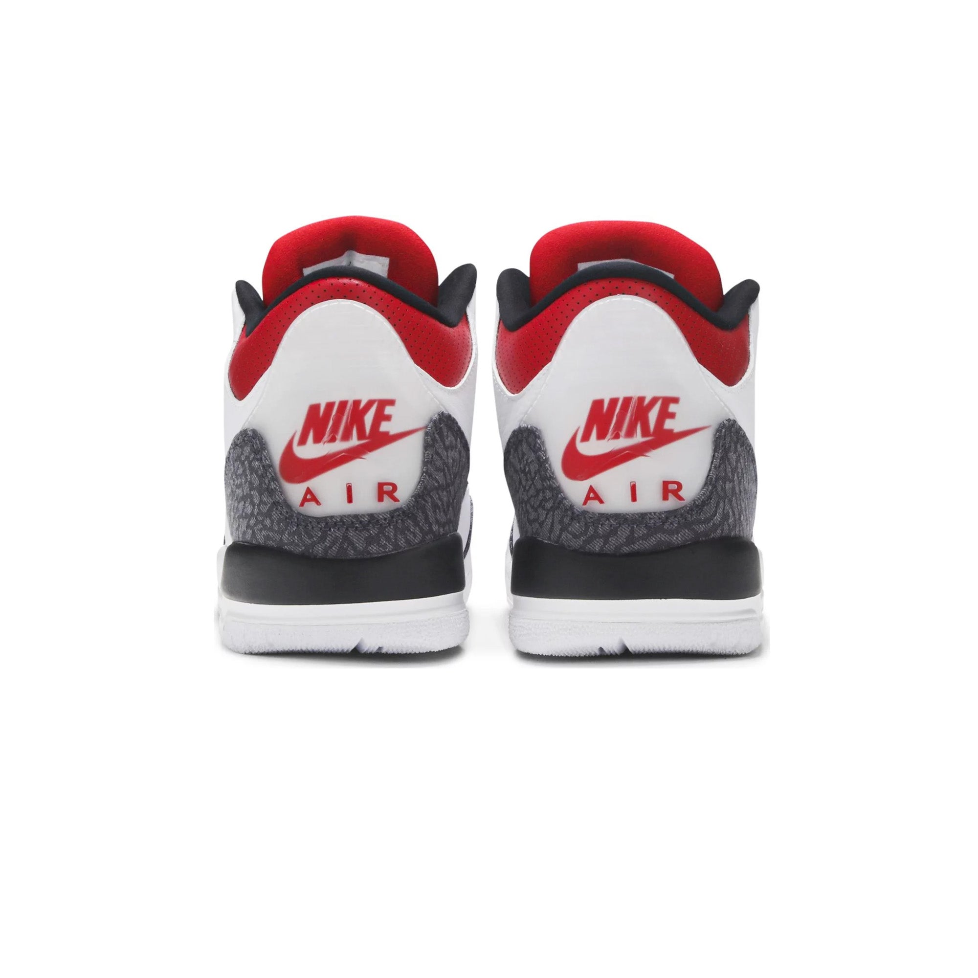 Air Jordan 3 Retro 'SE Fire Red Denim' GS Sneakers (2020) - Classic Basketball Shoes for Women & Girls, Streetwear Fashion & Casual Wear