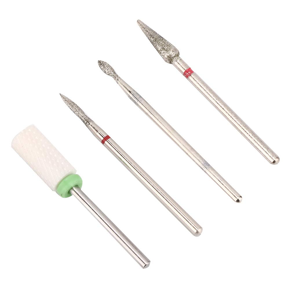 Tungsten Steel Nail Drill Bit - High Hardness Manicure Tool for Salon & Home Use