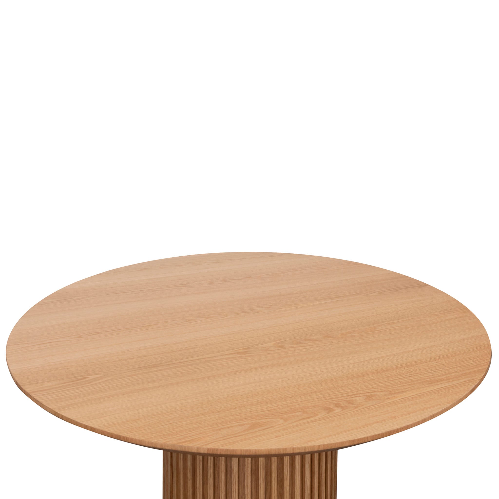 1.5m Round Wooden Dining Table - Natural Finish for Home & Restaurant Use