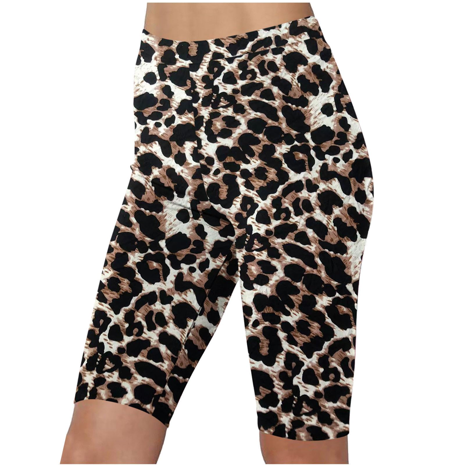 BLVB Women's Yoga Shorts - Plus Size Gym & Fitness Activewear for Yoga, Running, Workout