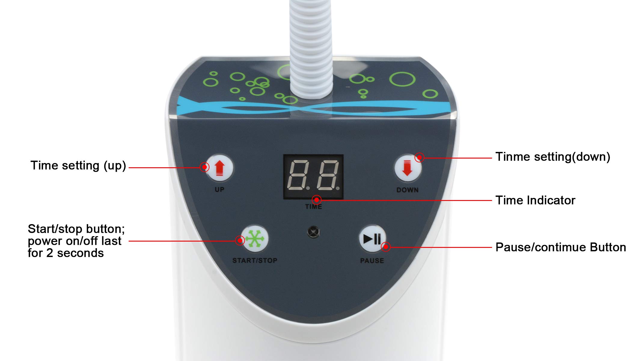 Professional LED Teeth Whitening Machine YF-666 - Cold Light Bleaching Accelerator with 4 LED Lights for Brighter Smile | At-Home Dental Care & Confidence Boost