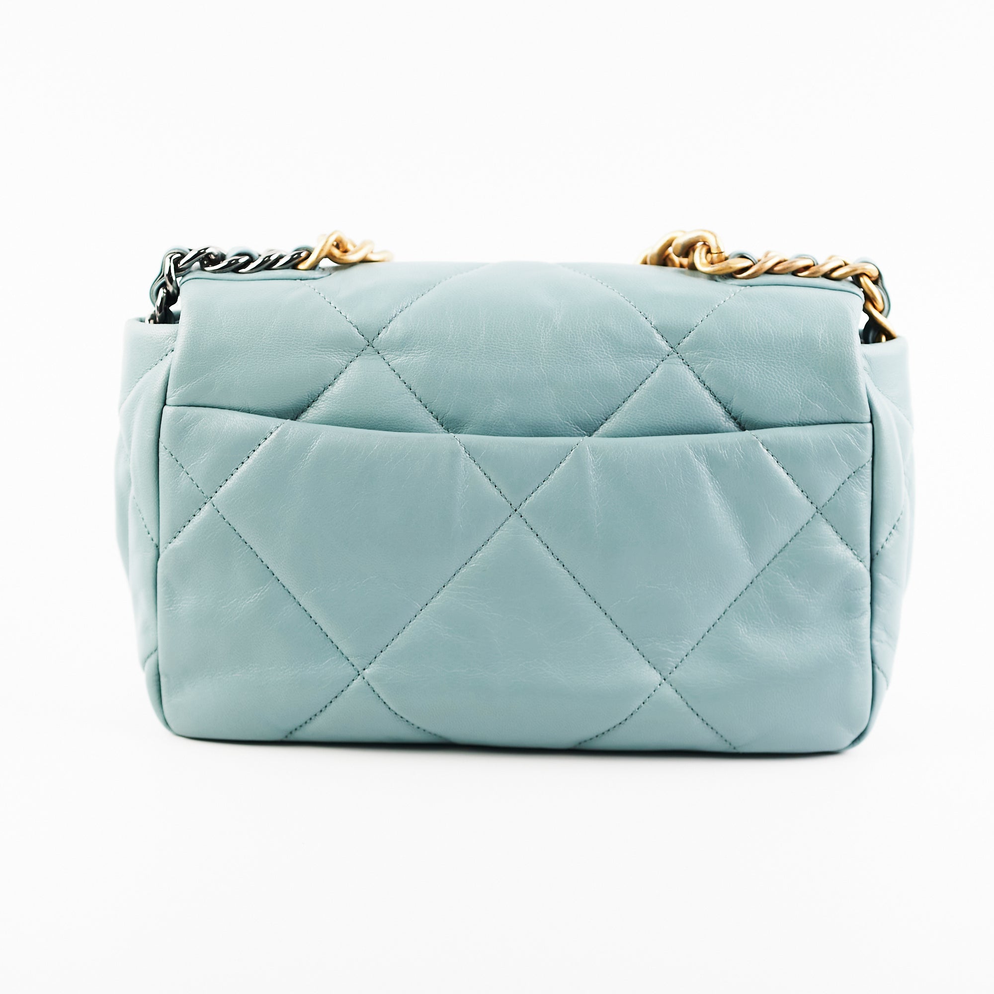 Chanel Small 19 Handbag in Blue - Luxury Designer Crossbody Bag for Women | Perfect for Date Night, Parties & Special Occasions