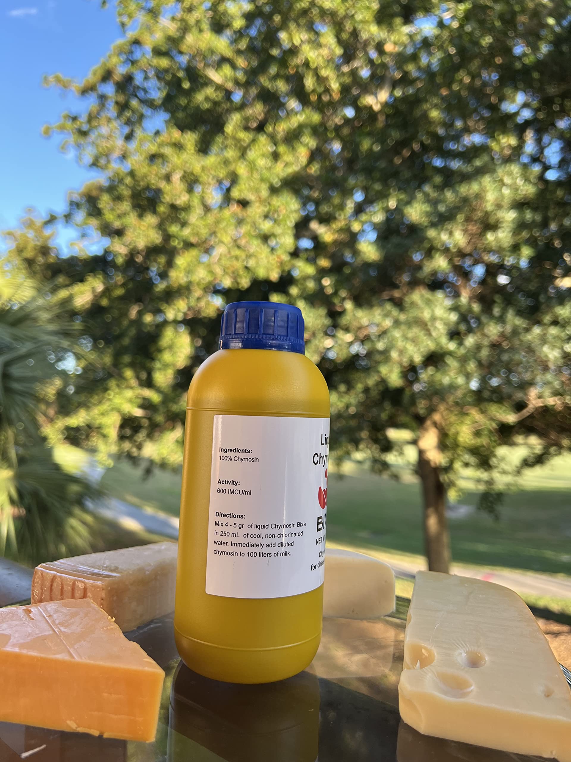 Liquid Chymosin Rennet for Cheese Making - 17 Fl oz Milk Coagulant Enzyme - Ideal for Aged Cheeses, Mozzarella & Artisan Dairy Products | Perfect for Home Cheesemaking & Professional Dairy Production