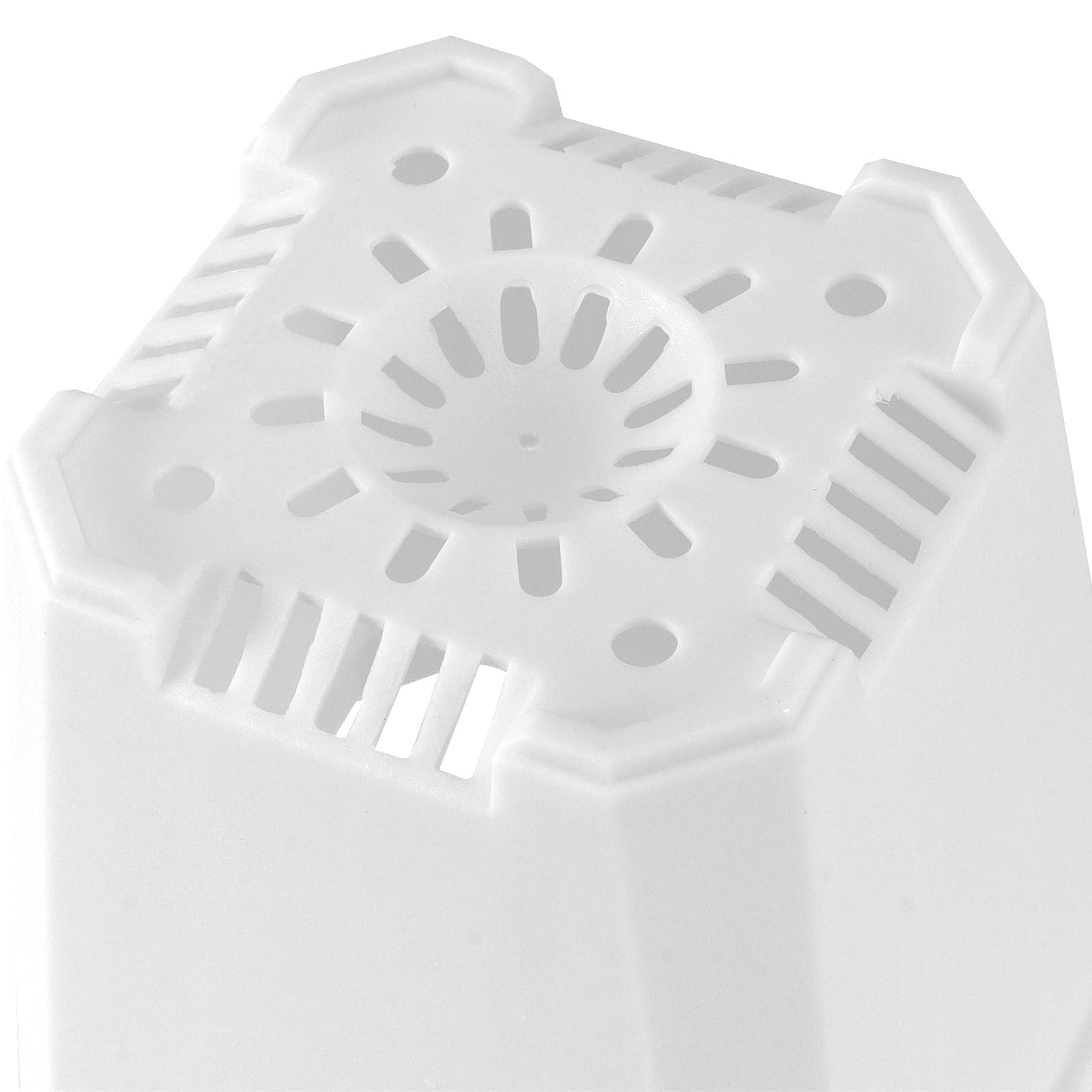 JOIKIT 120 Pack 3 Inch White Square Nursery Pots - Plastic Plant Containers with Drainage Holes for Seedlings, Transplanting | Indoor Outdoor Gardening, Office Decor, Balcony Plants, Home & Garden Use