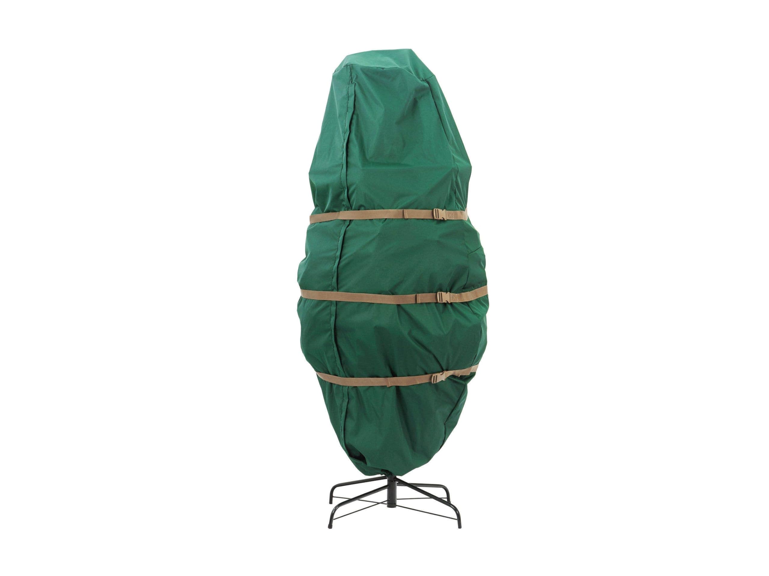 Covermates Keepsakes Upright Christmas Tree Storage Bag - Heavy Duty Holiday Organizer with Cinch Straps for Superior Protection (Green) - Perfect for Storing Artificial Christmas Trees in Attics, Basements & Garages