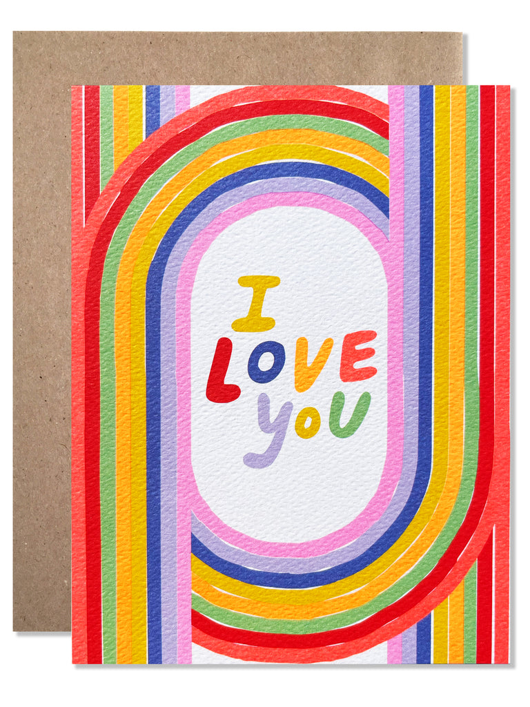 Romantic I Love You Greeting Card - Heartfelt Message for Anniversaries, Valentine's Day & Special Occasions | Premium Quality by Hartland Cards