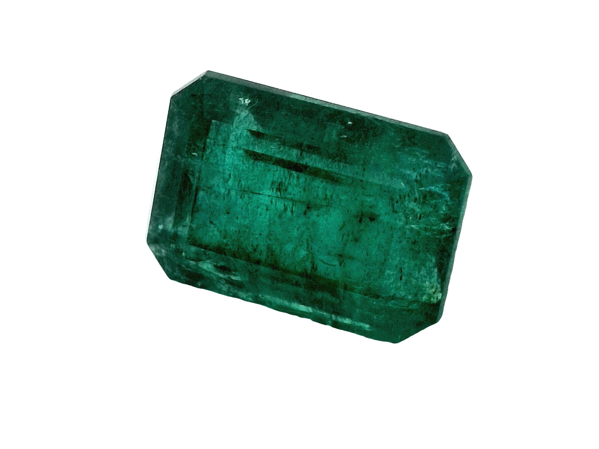 10.99 Carat Natural Zambian Emerald - 15x11mm Elongated Deep Green Loose Gemstone for Jewelry Making & Engagement Rings