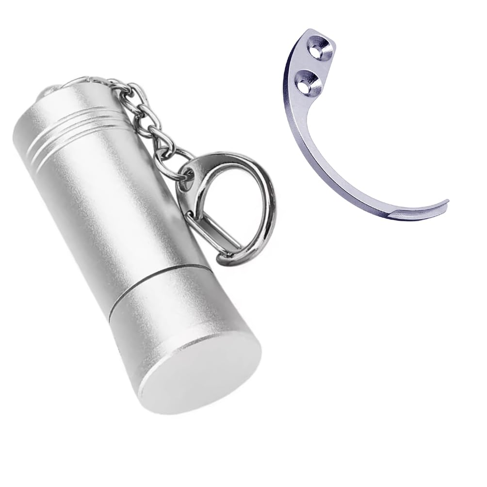 Stainless Steel Hooks with Aluminum Handle - Portable Small Tool for Camping, Hiking, Outdoor Gear & Home Organization