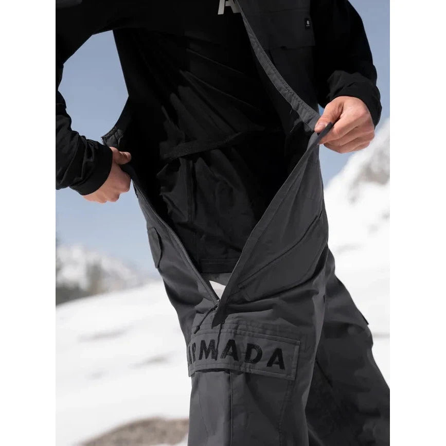 Armada Men's Sumpter 2L Waterproof Ski Bib Pants 2025 - Winter Snowboarding & Outdoor Adventure Gear for Cold Weather Activities