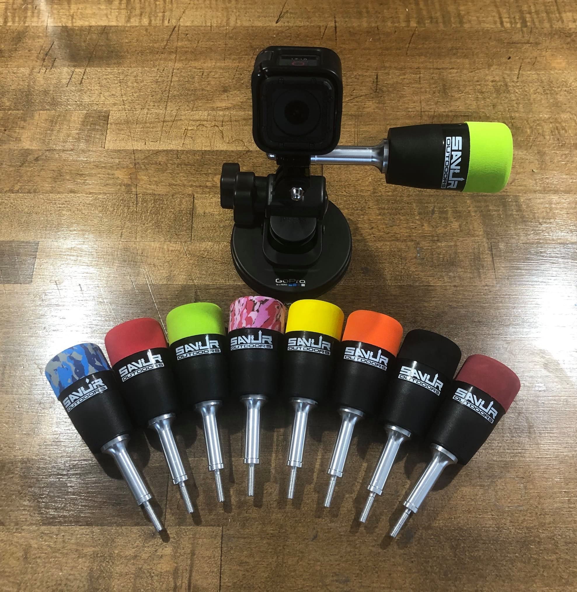 Waterproof Action Camera Float - Floating Handle Grip for GoPro Hero 12/11/10/9, DJI Osmo - Perfect for Surfing, Snorkeling, Kayaking & Water Sports Accessories