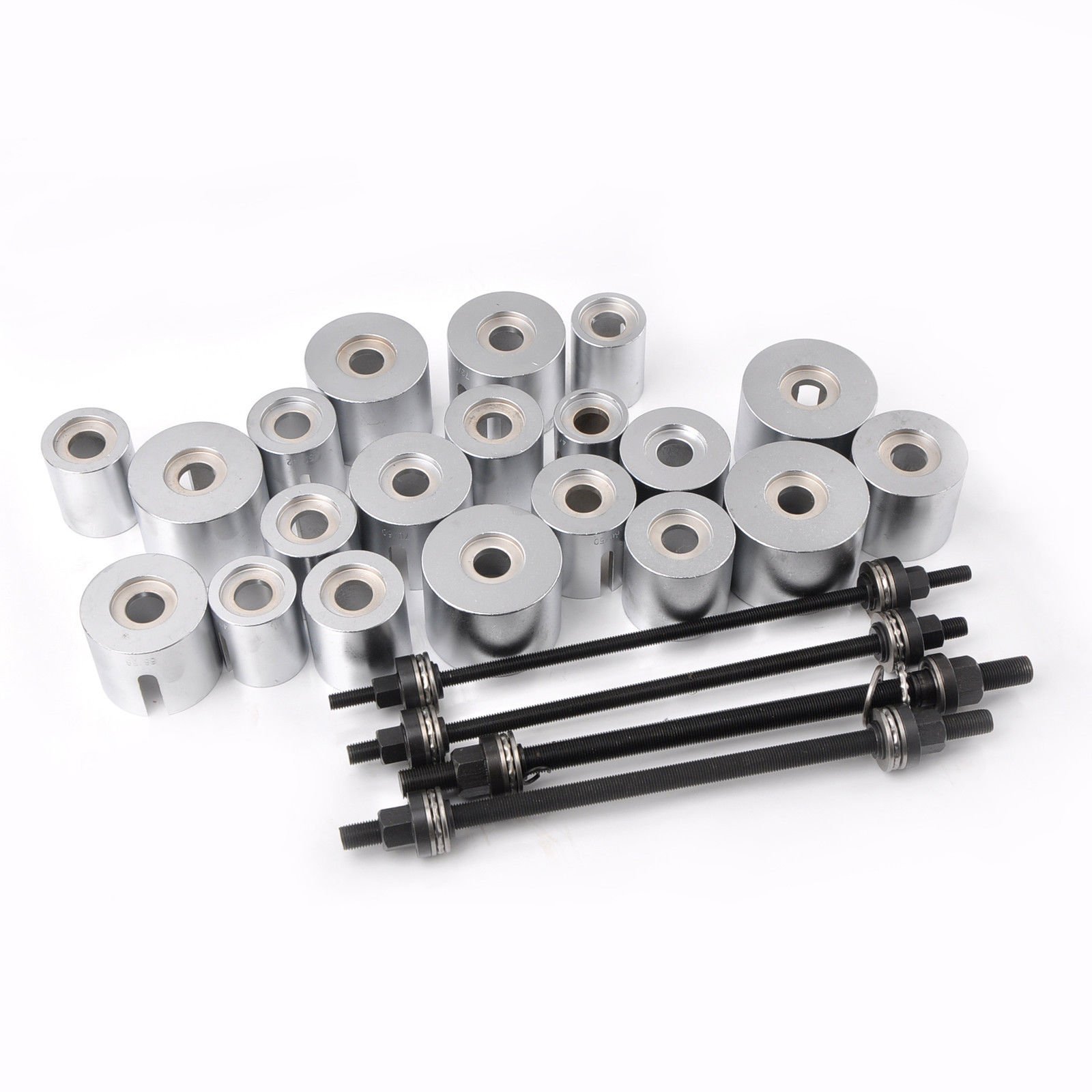 Press and Pull Sleeve Kit - Bushing & Bearing Removal and Installation Tool Set for Automotive Repair - Perfect for Garage, Workshop, and DIY Car Maintenance