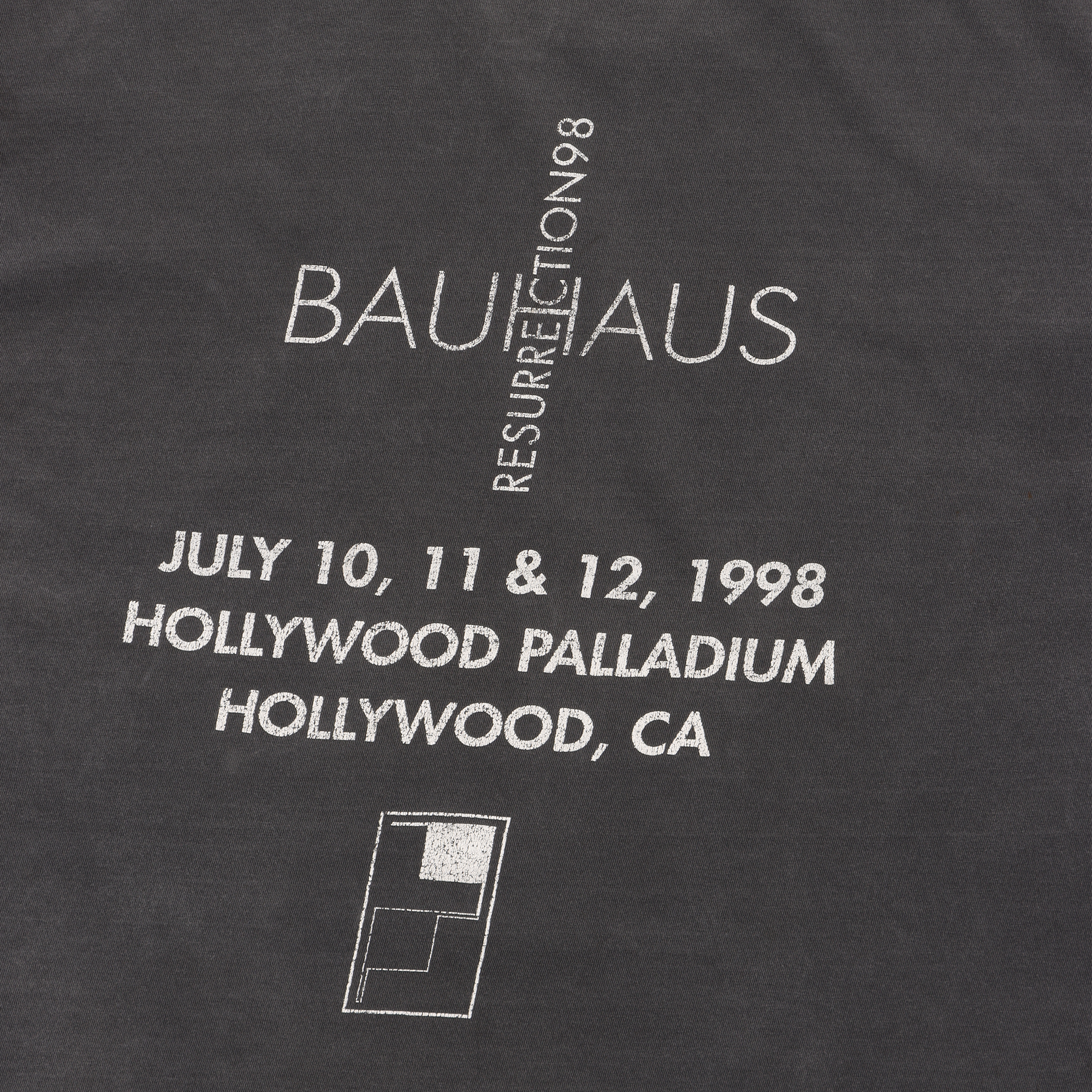 1998 Bauhaus Resurrection Vintage T-Shirt | Retro Band Tee for Men & Women | Perfect for Concerts, Casual Wear & Gothic Fashion