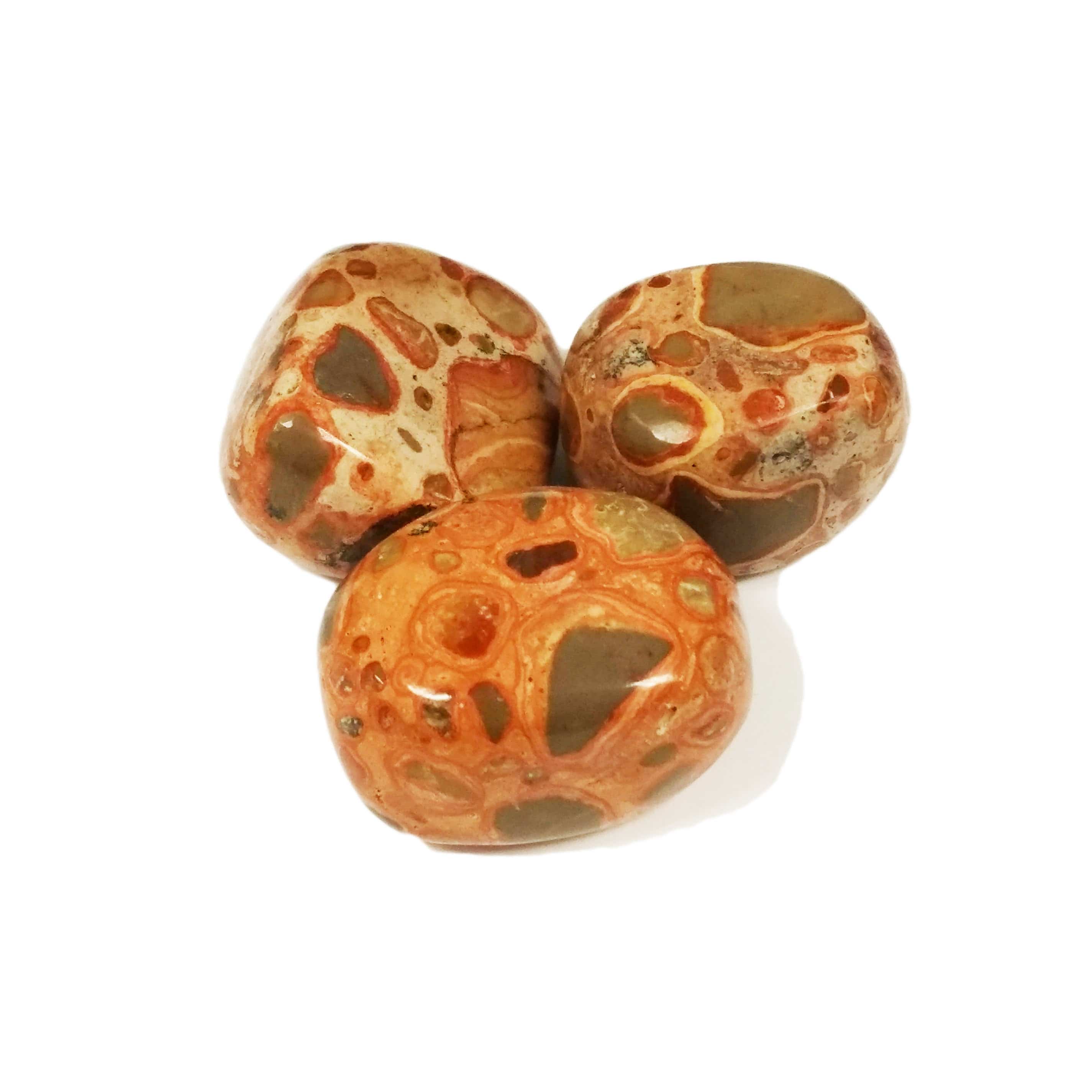 Leopardite Tumbled Pocket Stone - Natural Healing Crystal for Meditation, Stress Relief & Energy Balancing | Perfect for Yoga, Reiki & Home Decor