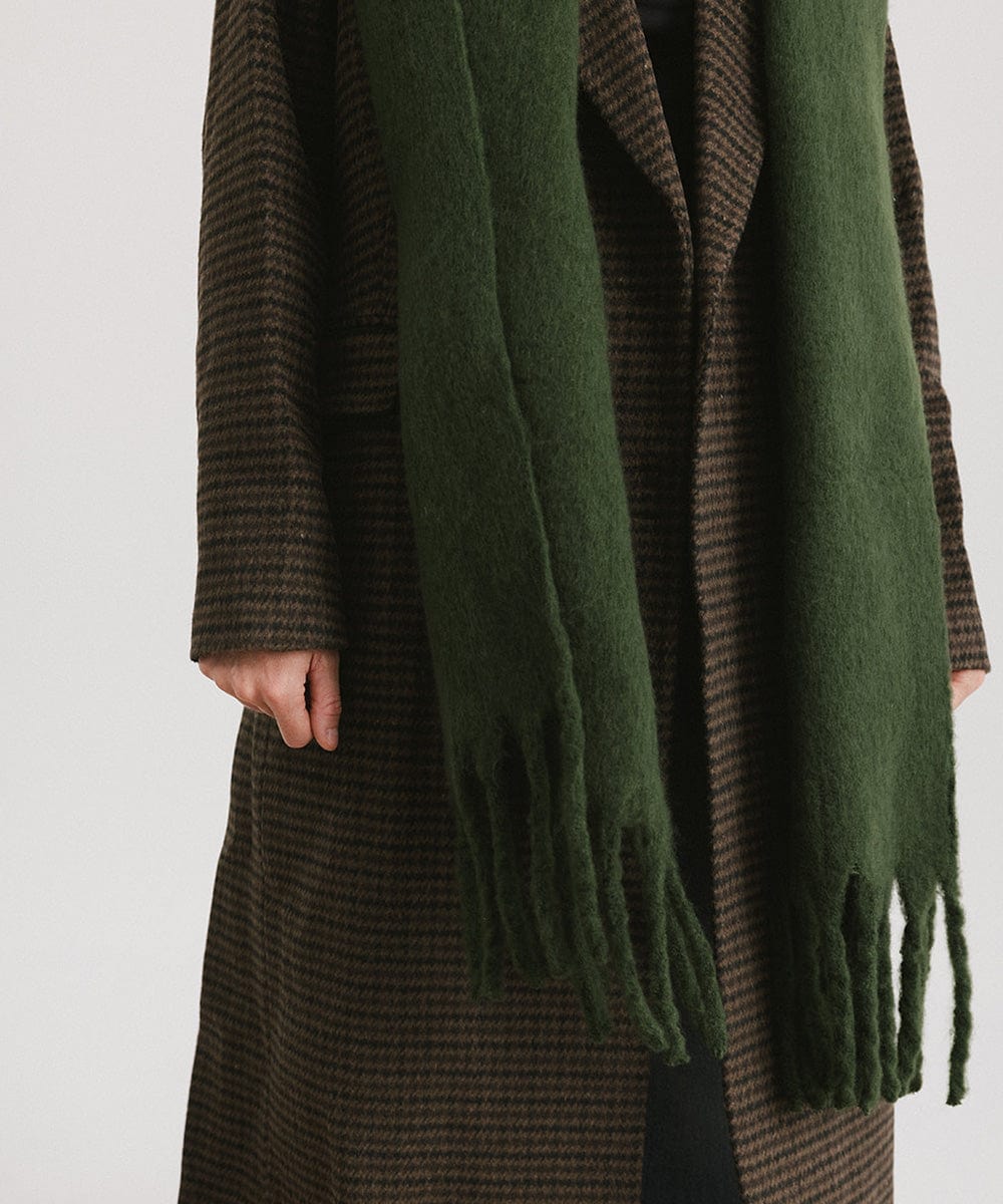 Soft & Chunky Mik Oversized Knit Scarf for Women - Winter Warm Fashion Accessory - Perfect for Cold Weather, Travel & Outdoor Activities