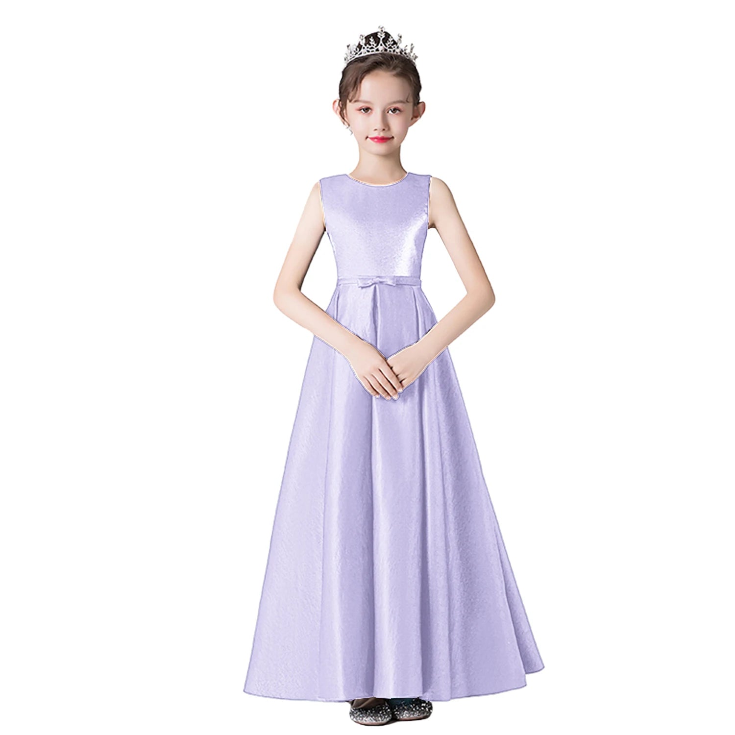 Elegant Christmas Dress for Girls - Long Sleeve Formal Gown for Banquet, Concert, Wedding & Party | Holiday Celebration & Special Occasions