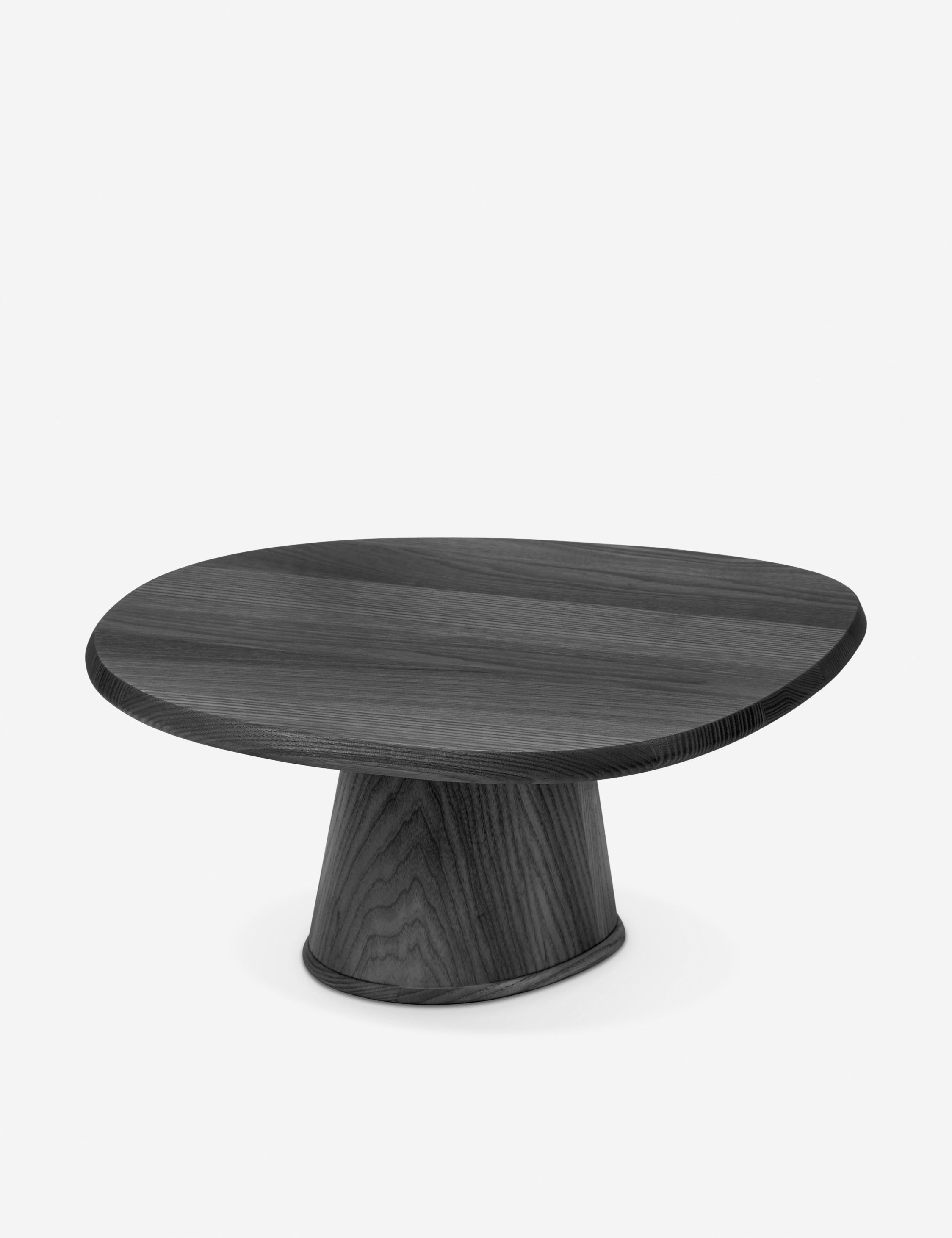 Kelly Wearstler x Serax Dune Ash Wood Cake Stand - Elegant Dessert Display for Weddings, Parties & Home Decor