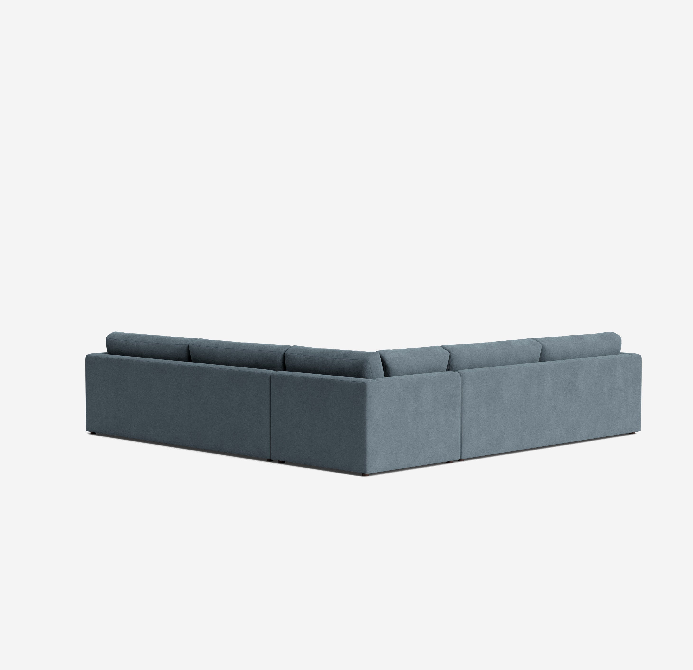 Durham Corner Sectional Sofa - Modern L-Shaped Couch with Storage | Comfortable Living Room Furniture for Small Spaces & Apartments