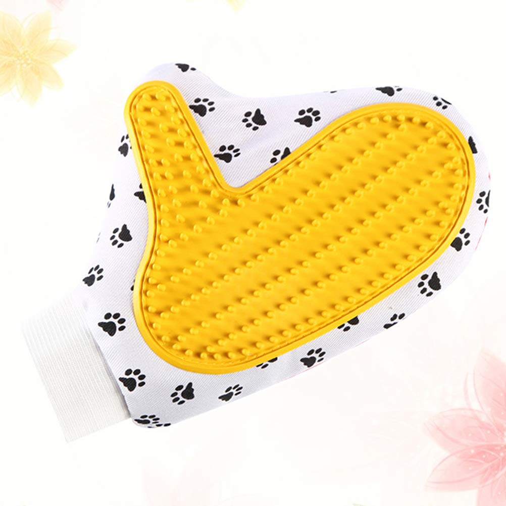 TEHAUX 2-Pack Pet Bath Brush & Massage Glove - Dog & Cat Grooming Tool for Bathing & Dematting