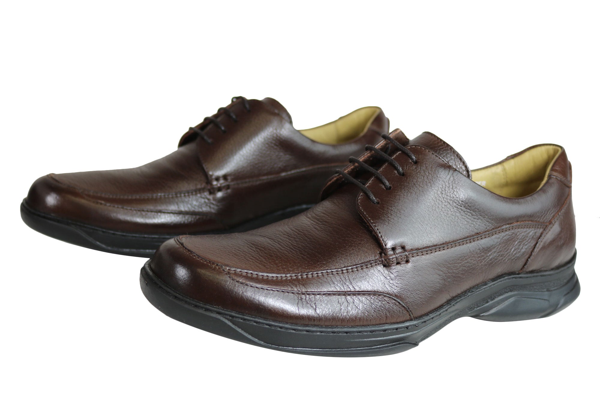 Savelli Angus Men's Comfortable Leather Lace-Up Dress Shoes - Handcrafted in Brazil - Perfect for Business, Office & Formal Occasions