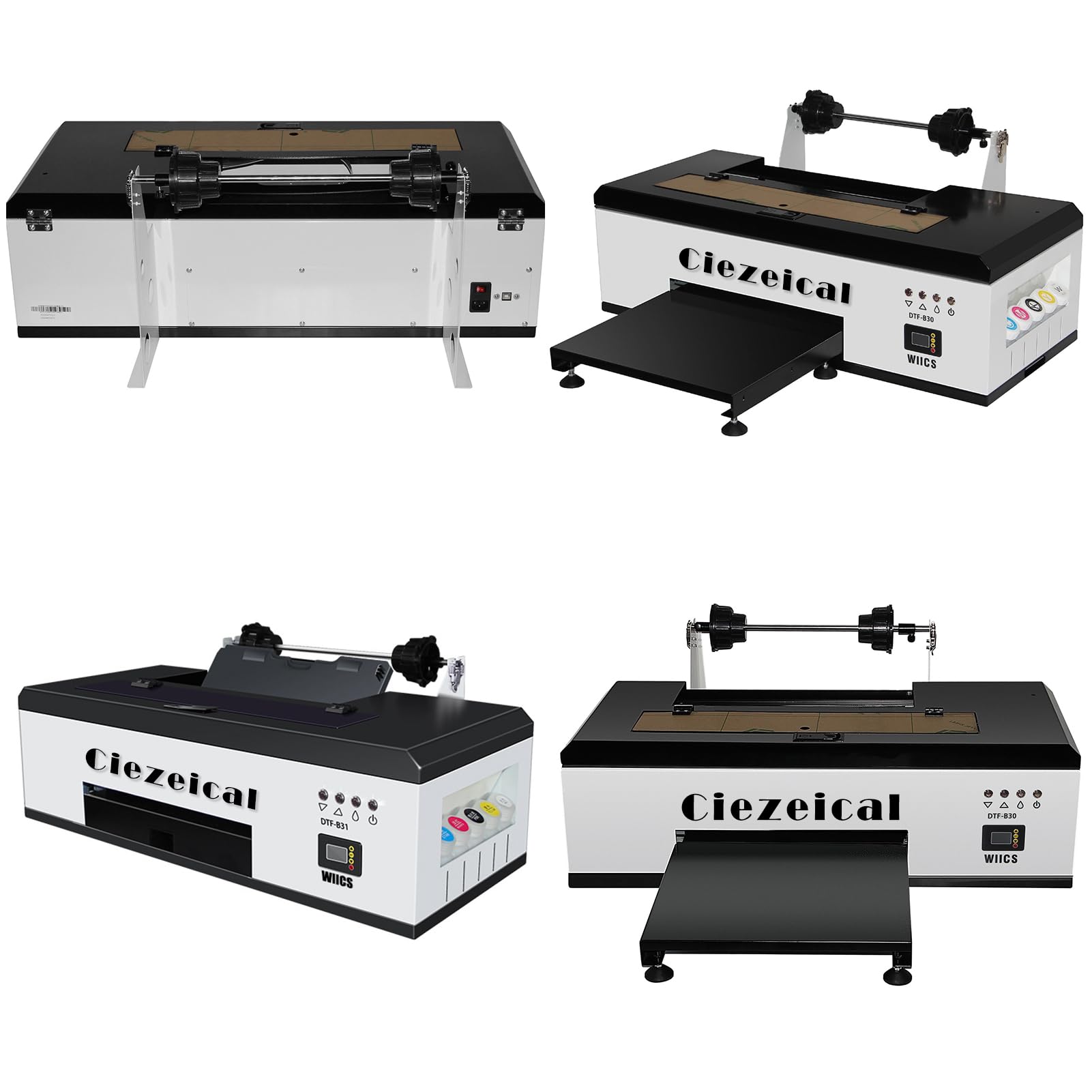 DTF Printer A3 1390 Automatic White Ink Stirring & Timing Circulation DTF Transfer Printing Machine for T-Shirts, Hoodies, Shoes, Hats, Bags - DIY Custom Apparel & Promotional Products (Includes Accessories) | Perfect for Small Businesses, Home Crafting & Personalized Gift Making