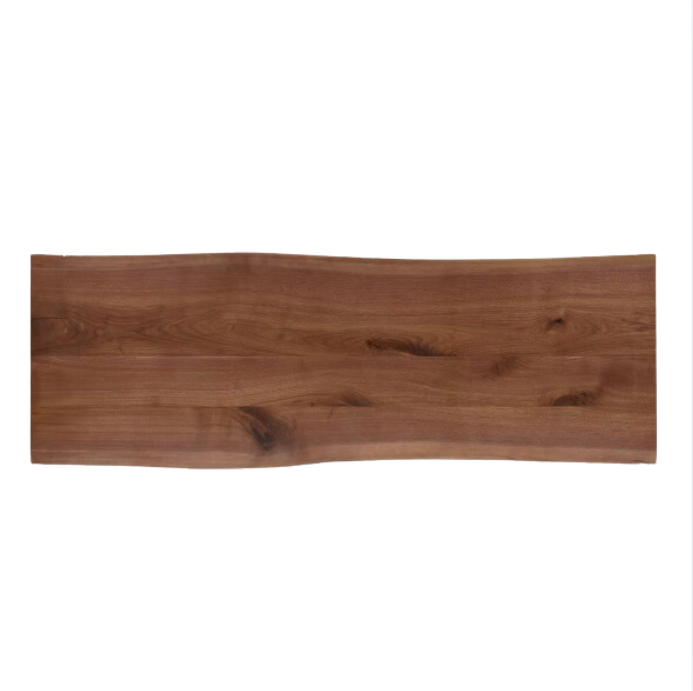 Premium Black Walnut Solid Wood Natural Edge Dining Table – Handcrafted Large Board for Rustic & Modern Home Decor – Perfect for Family Gatherings & Dinner Parties
