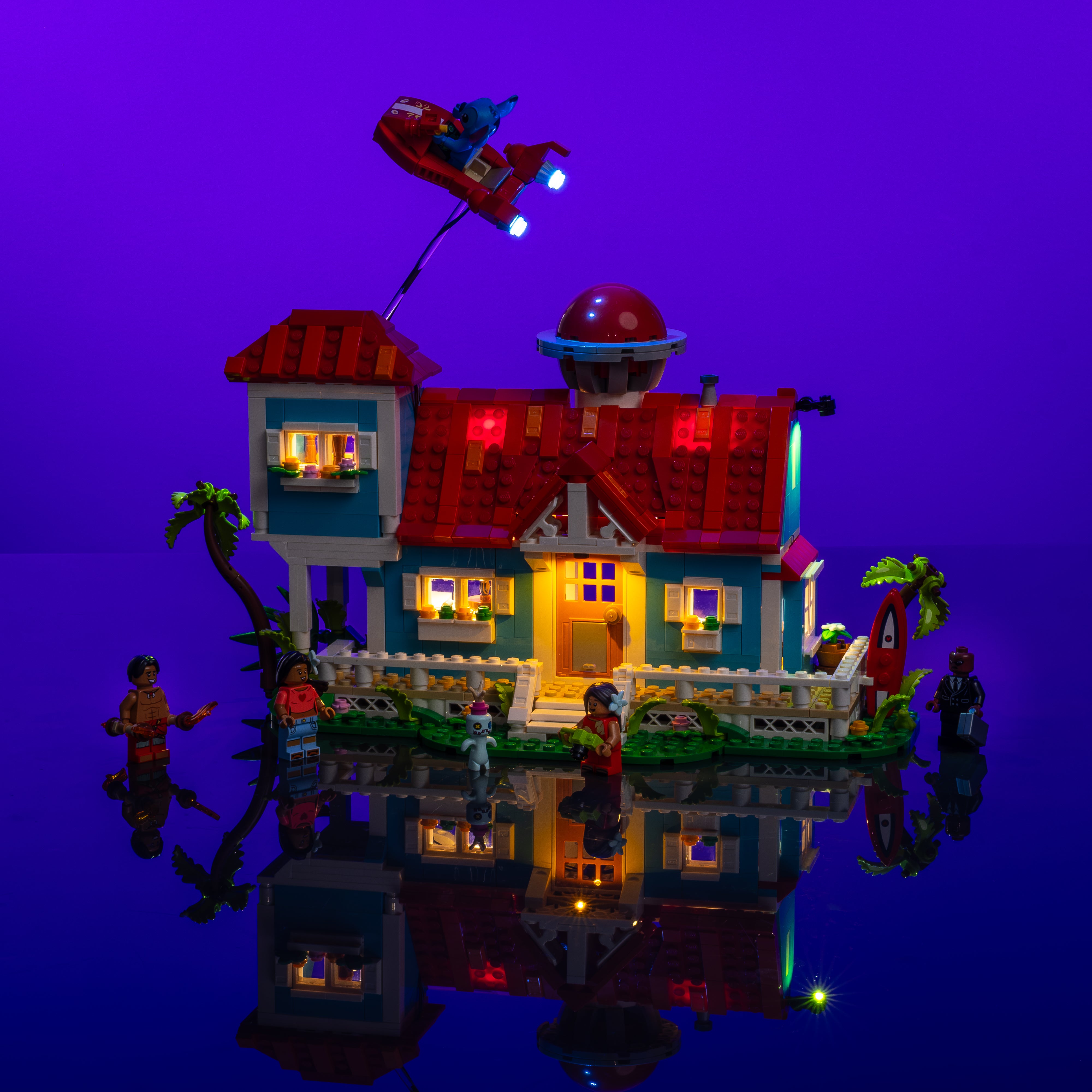 LEGO® Disney Lilo and Stitch Beach House #43268 Light Kit - LED Lighting Set for LEGO Building Blocks - Perfect for Home Decoration and Night Display