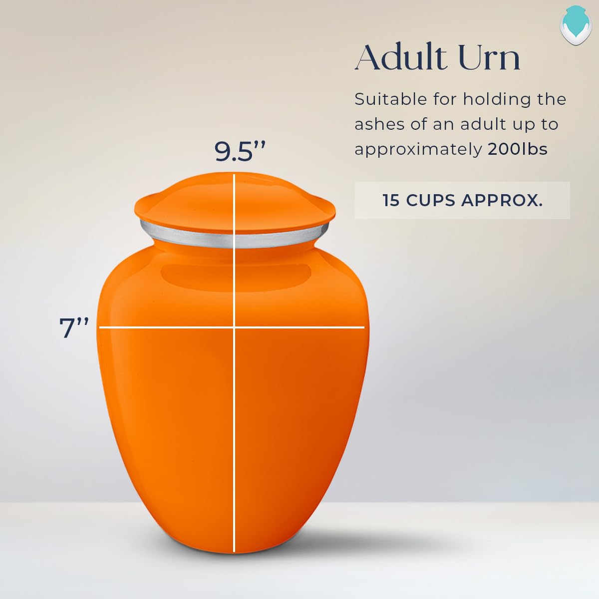 Personalized Lighthouse Cremation Urn for Human Ashes - Large Burnt Orange Funeral Urn for Adults with Double Side Engraving (Holds 200 lbs) - Perfect for Memorial Services, Home Display & Honoring Loved Ones