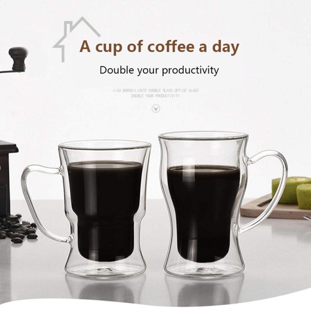 Premium 250ml Travel Coffee Mug - Insulated Stainless Steel Cup for American Latte, Milk, Lemon Juice & Tea - Leak-Proof & Durable Drinkware for Commuting, Camping & Office Use