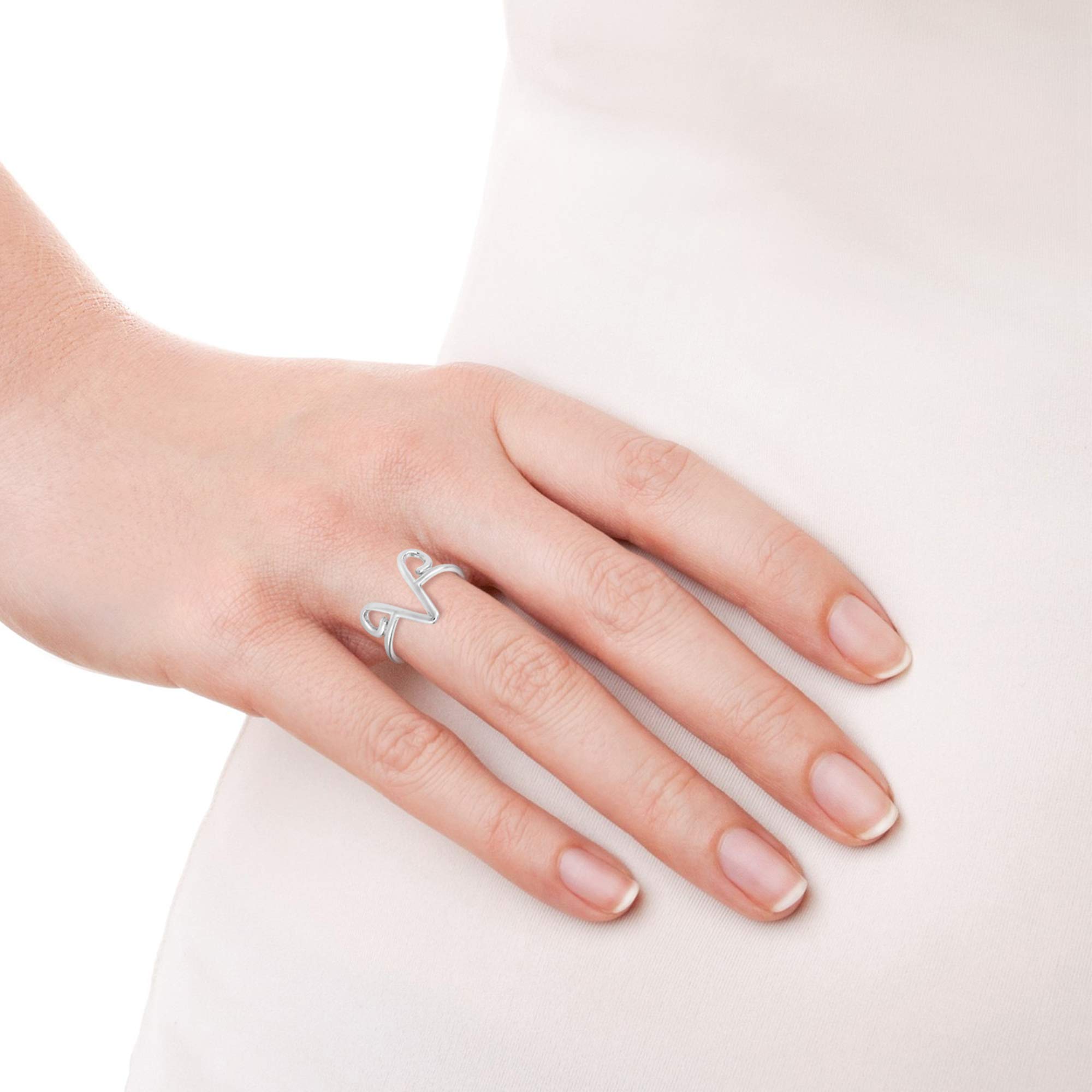 AeraVida Zodiac 'Aries' .925 Sterling Silver Band Ring for Women - Minimalist Wedding, Promise & Everyday Rings | Comfort Fit Astrology Jewelry | Size 5-10 | Perfect for Birthdays, Anniversaries & Spiritual Gifts