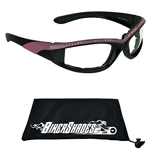 Pink - Clear to Grey W/Microfiber