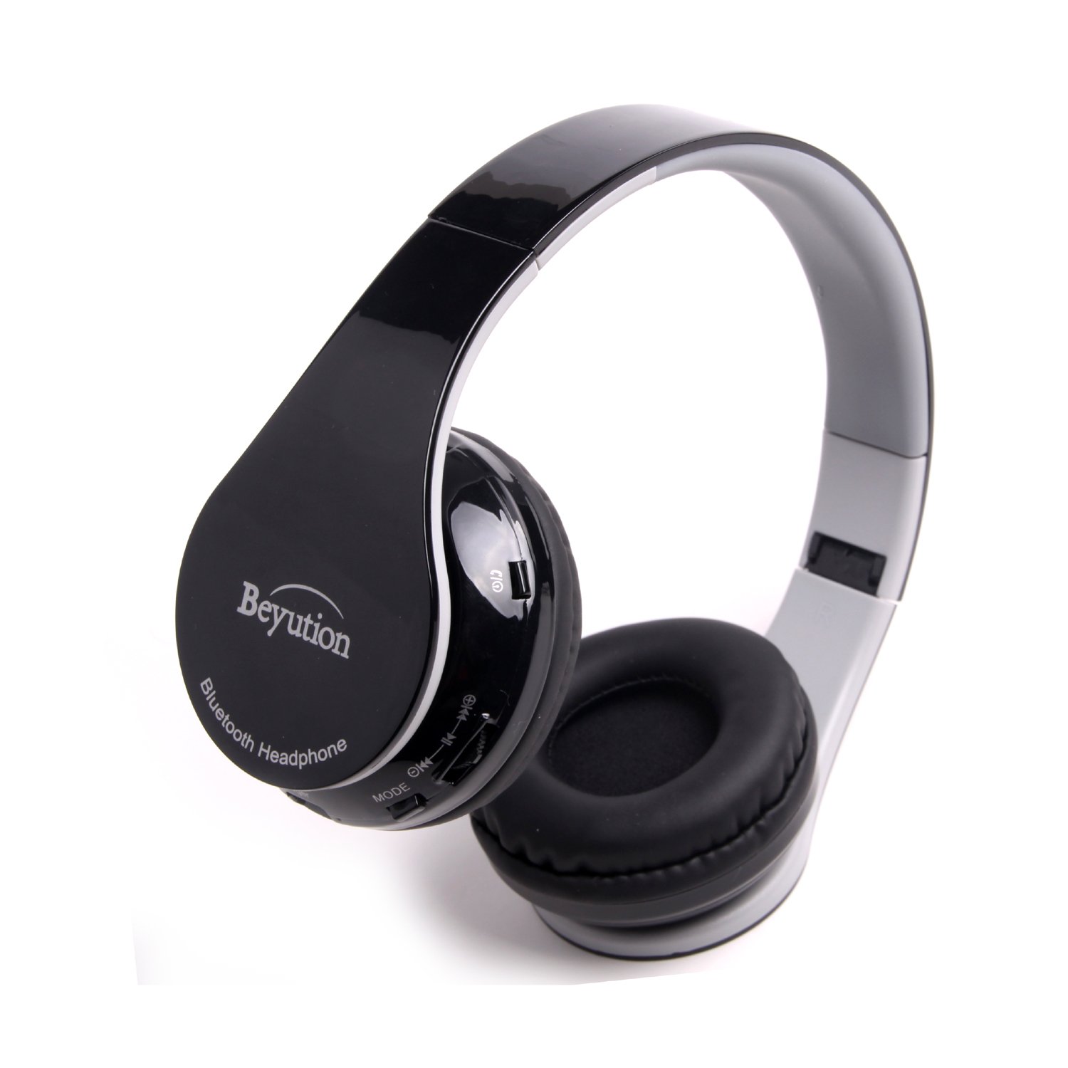 Beyution Smart Stereo Wireless Bluetooth Headphones - Compatible with iPhone, iPad, Samsung Galaxy, LG & More Bluetooth Devices | Perfect for Workouts, Commuting & Travel