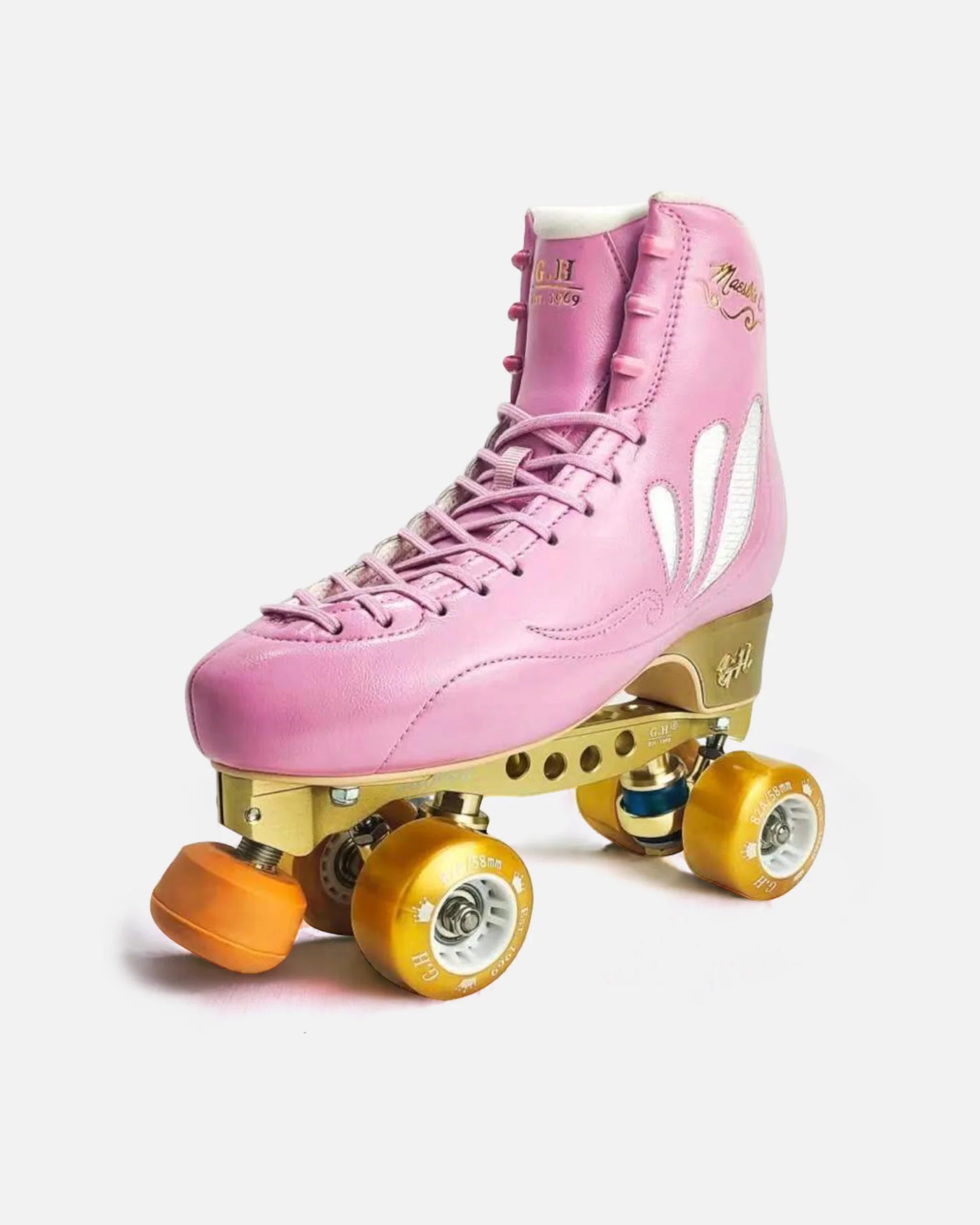 GH Maestro Quad Roller Skates with Vanguard Frames - Premium Outdoor & Indoor Skates for Adults - Perfect for Rink Skating, Fitness, Dance & Street Roller Derby