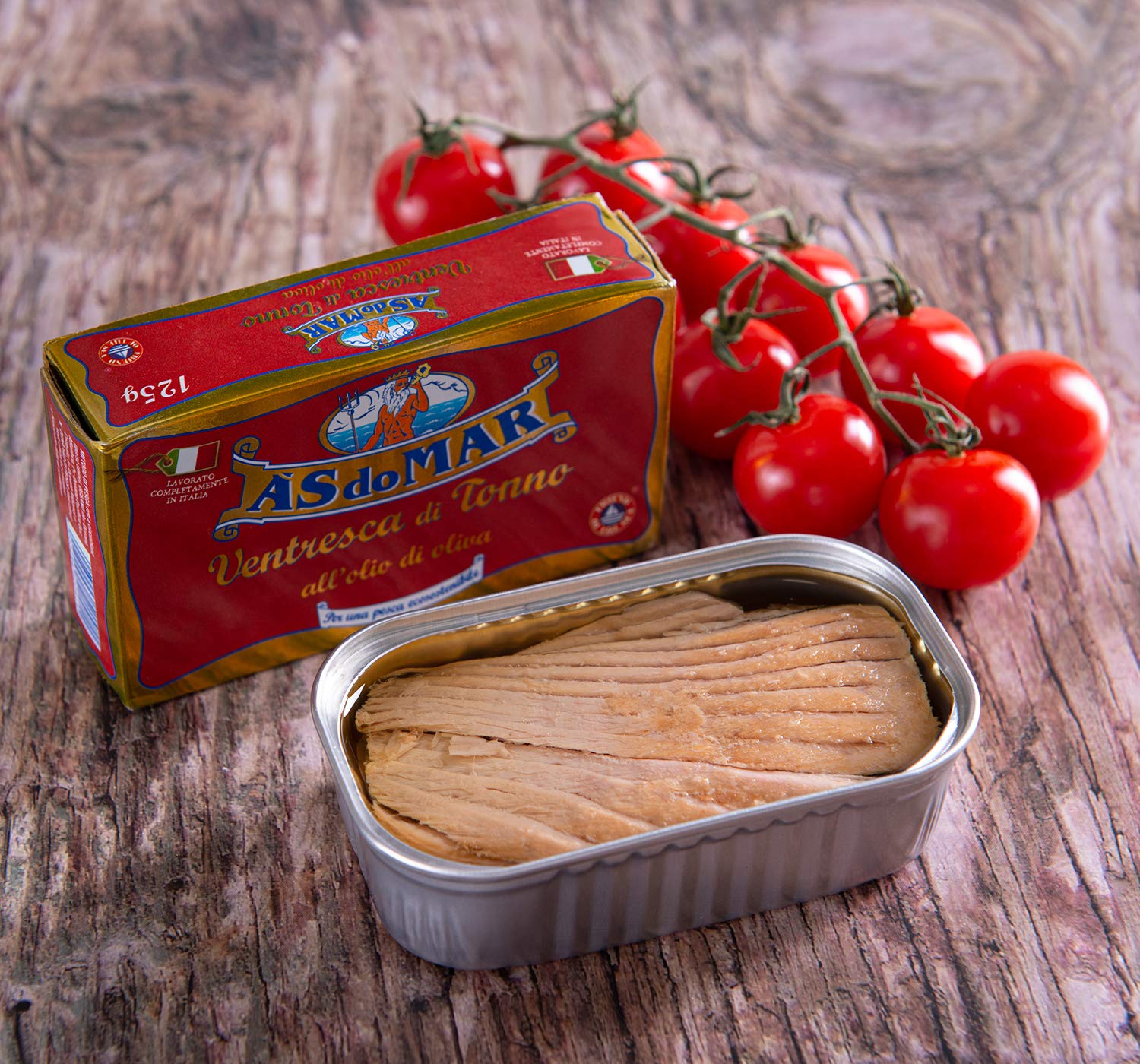 Premium As do Mar Yellowfin Tuna Ventresca in Pure Olive Oil - 10 Pack (4.4 oz Cans) | Wild Caught, Hand Selected Toro of Tuna | 100% Natural Italian Import | Perfect for Salads, Pasta & Gourmet Recipes