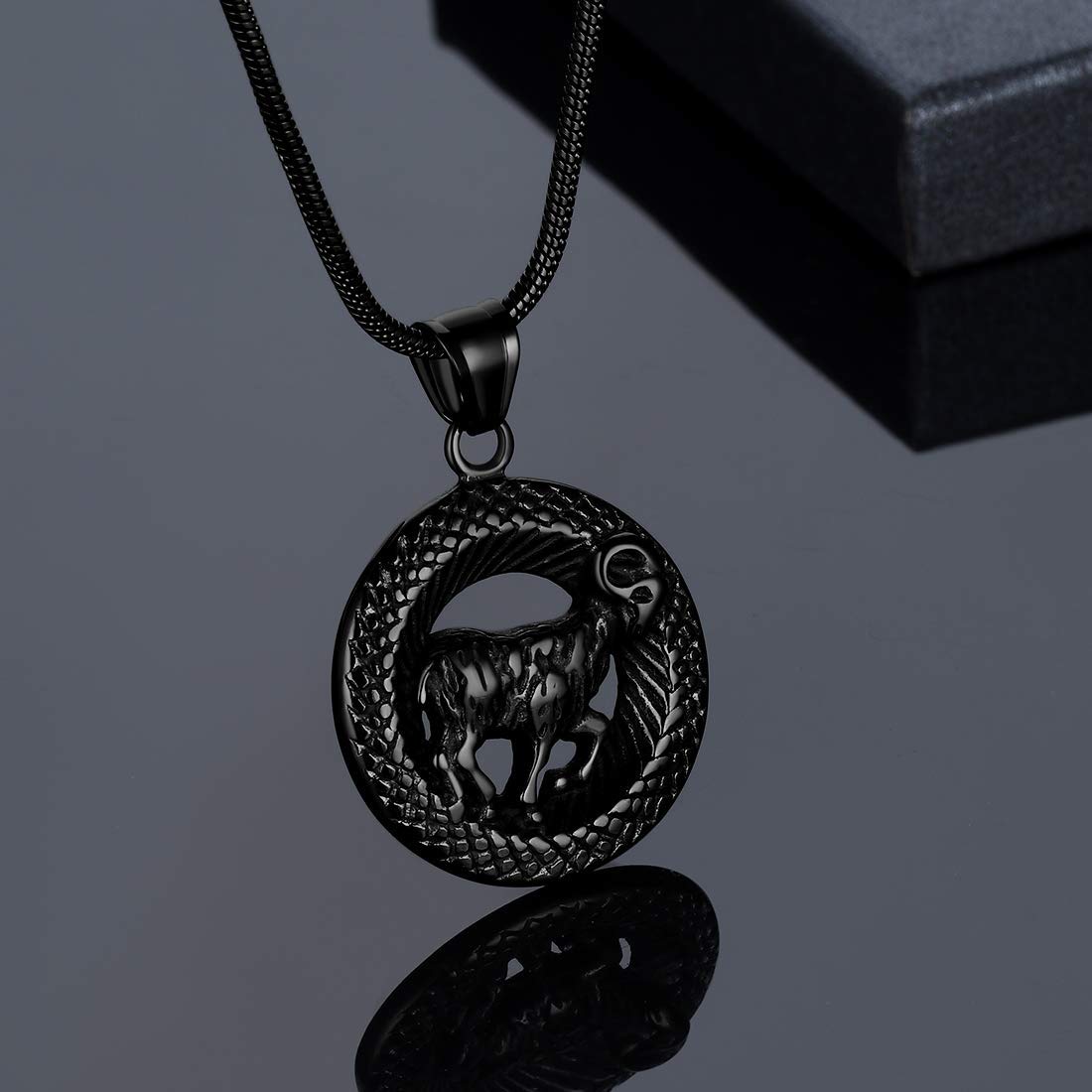 12 Zodiac Necklace - 316L Stainless Steel Constellation Pendant for Men & Women | Birthday Gift & Astrology Jewelry
