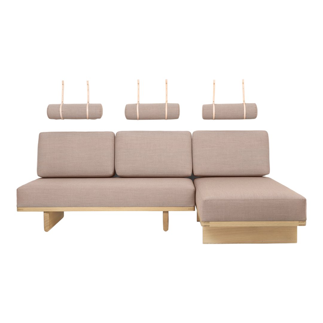 BM0865 Modern Modular Daybed with Removable Cushions - Versatile Sofa Bed for Living Room, Guest Room & Small Spaces