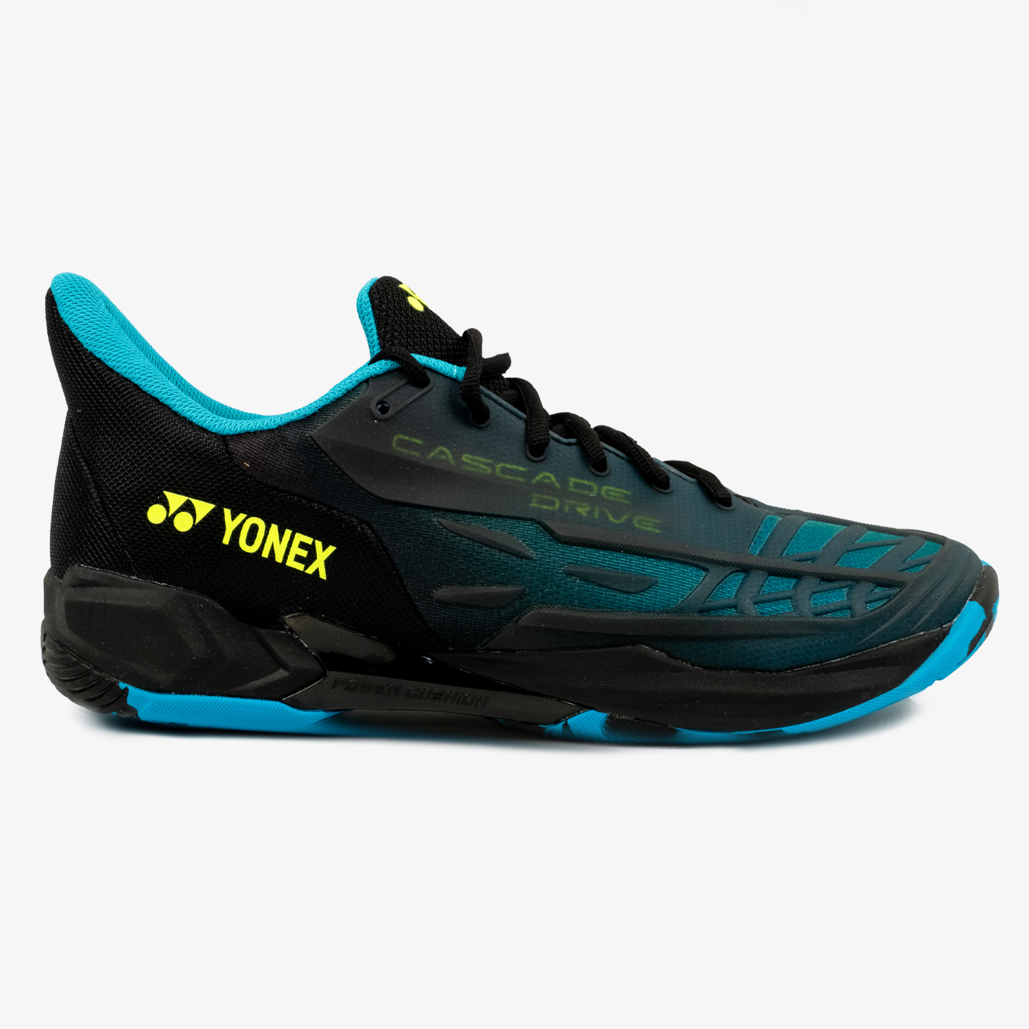 Yonex Cascade Drive 2 Badminton Shoes - Clear Black | Lightweight & Durable for Indoor Sports | Perfect for Badminton, Squash & Court Games