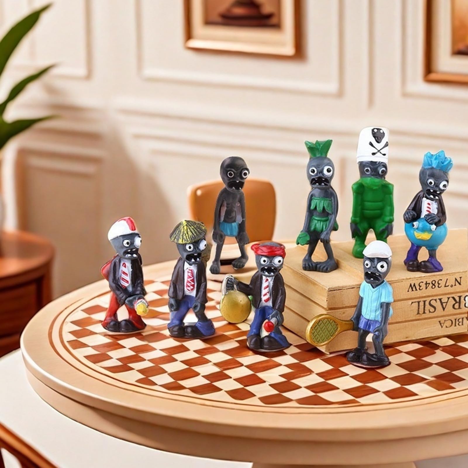 JHESAO 17 PCS Plants vs Zombies (PVZ) Action Figure Set - PVC Collectible Toy Series for Kids & Fans - Perfect Gift for Birthday, Christmas & Game Parties - Fun for Home Decor, Gaming Battles & Collection Displays