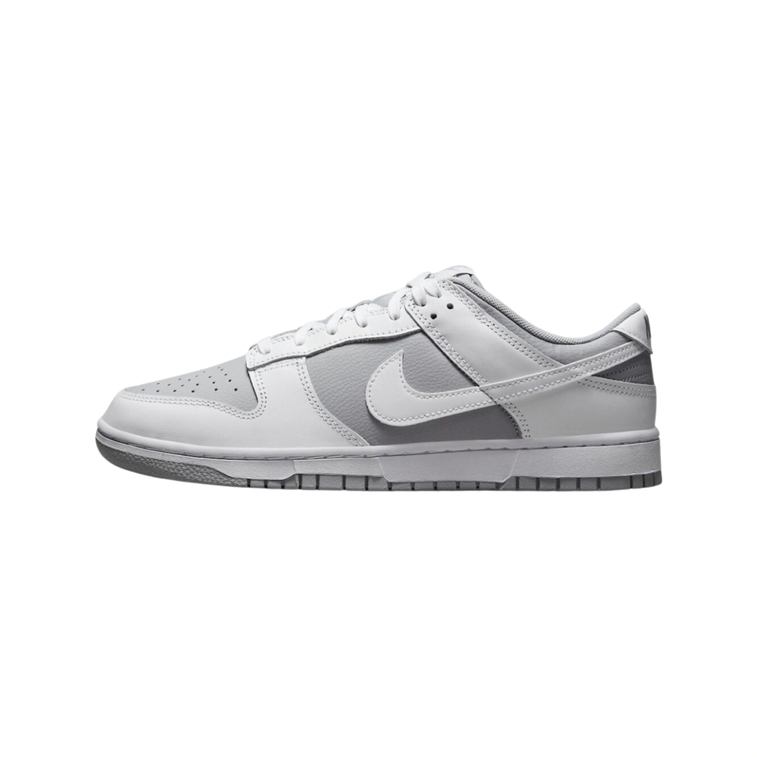 Nike Dunk Low Retro Sneakers - Wolf Grey & White Colorway | Men's & Women's Casual Shoes for Streetwear & Everyday Fashion