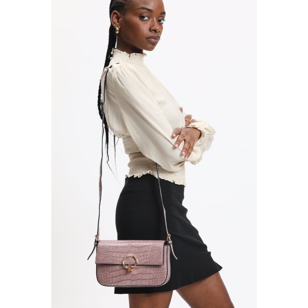 Ryerson Genuine Leather Crocodile Embossed Crossbody Bag for Women - Stylish & Durable Handbag for Daily Use, Work, Travel, and Special Occasions