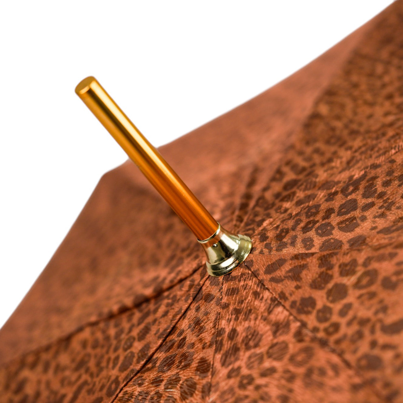 Luxury il Marchesato Umbrella with 24K Gold Plated Cat Handle - Fashionable Rain Protection for Women, Elegant Gift for Cat Lovers - Perfect for Weddings, Parties & Outdoor Events