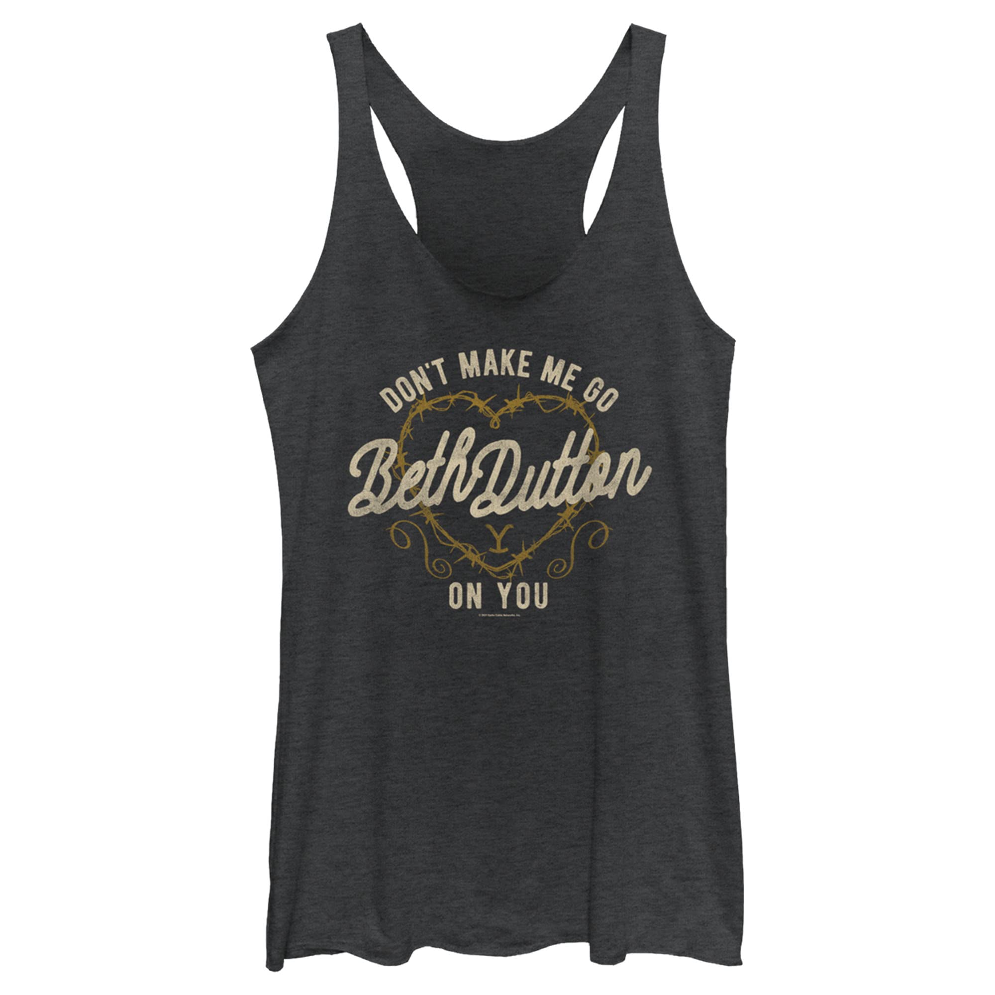 Yellowstone Beth Dutton Women's Racerback Tank Top - Western Style Summer Casual Wear for Outdoor Adventures & Fan Merchandise