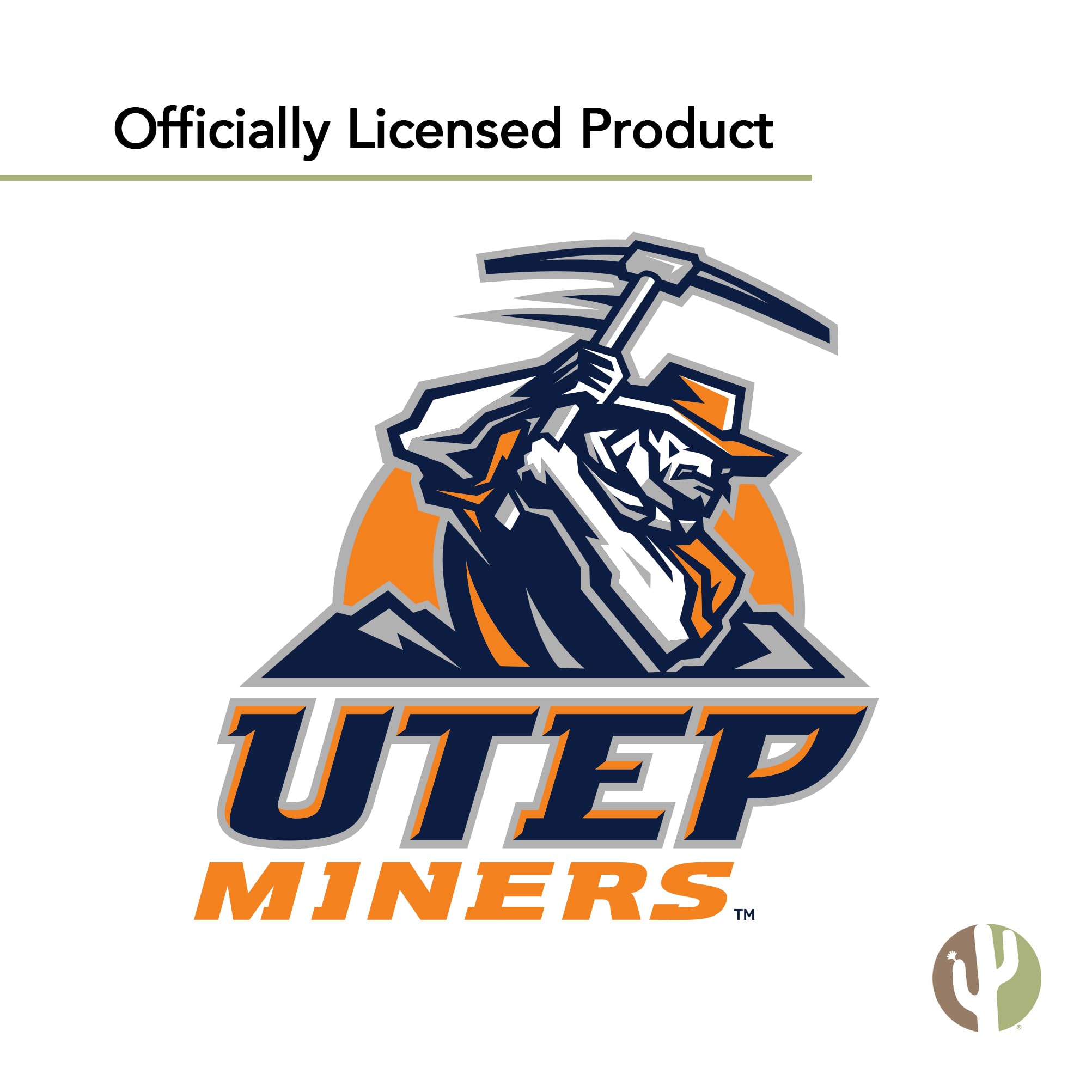 UTEP Desert Cactus Vinyl Decals - Waterproof Stickers for Laptop, Water Bottle, Car & Scrapbooking - University of Texas at El Paso Miner Pride Decals - Perfect for School Spirit & DIY Crafts