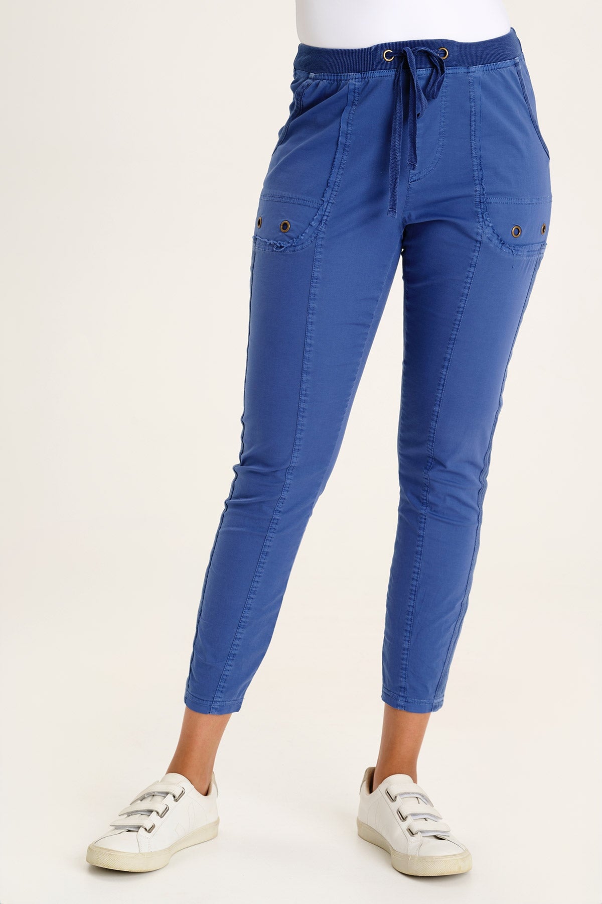 Rohan Poplin Jersey Drawstring Legging - Comfortable Stretchy Workout Pants for Women - Perfect for Yoga, Running & Lounge Wear